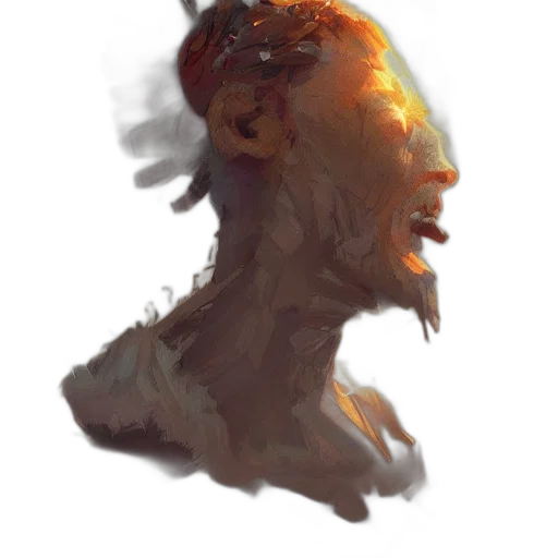 face, mask, creature, crown transparent PNG cut-out