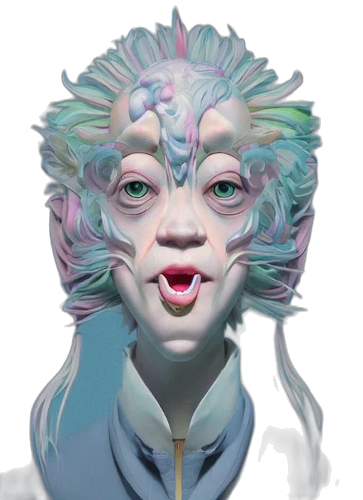 face, mask, creature, robot transparent PNG cut-out
