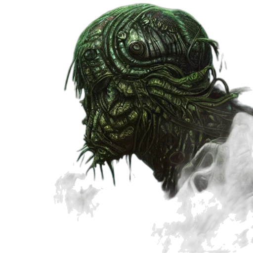 creature, mask, face, hair transparent PNG cut-out