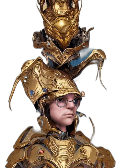 robot, mask, crown, face transparent PNG cut-out
