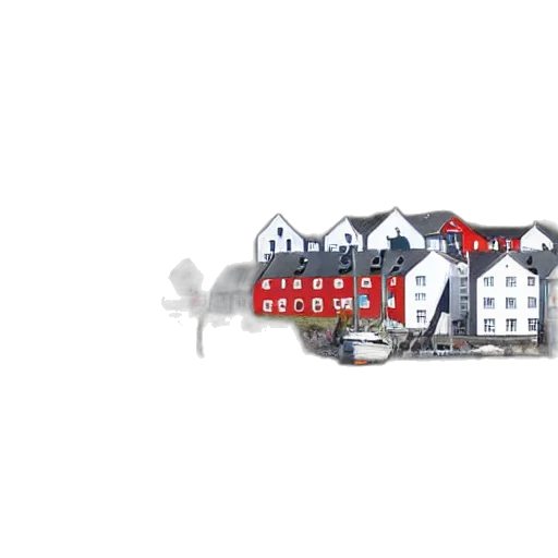 building, umbrella, concept art, 3d render transparent PNG cut-out