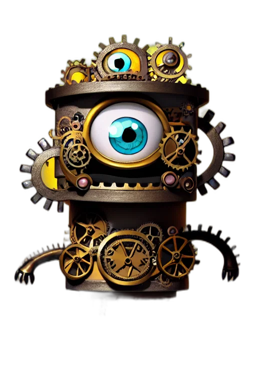 robot, staff, mask, concept art transparent PNG cut-out