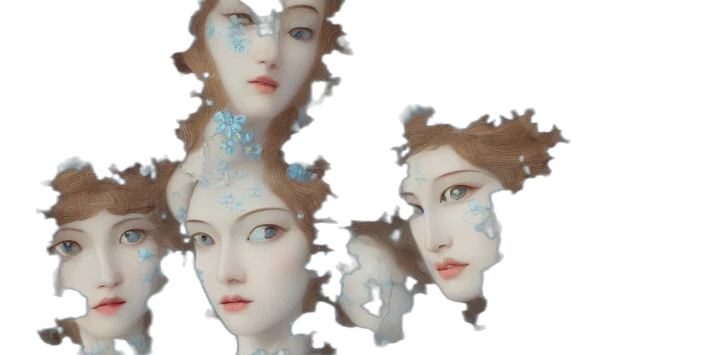 face, crown, robot, mask transparent PNG cut-out