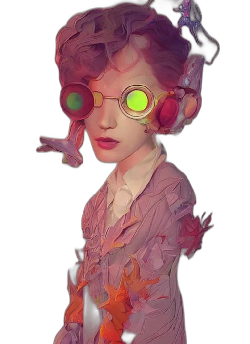 mask, robot, face, creature transparent PNG cut-out