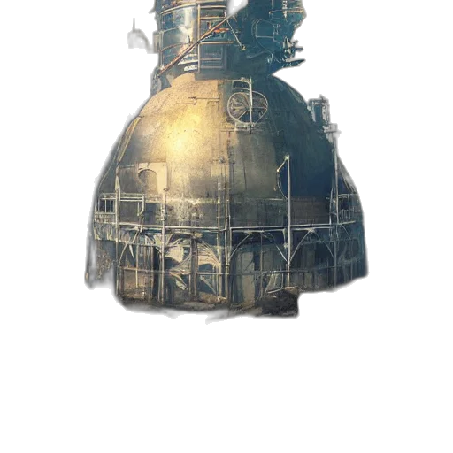 weapon, crown, mask, robot transparent PNG cut-out