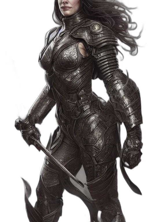 sword, weapon, dress, fantasy art transparent PNG cut-out