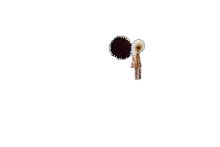 hair, staff, jewelry, umbrella transparent PNG cut-out