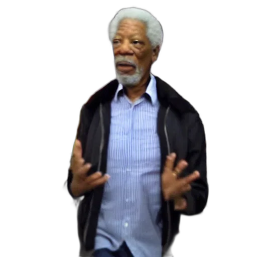 jacket, umbrella, face, staff transparent PNG cut-out