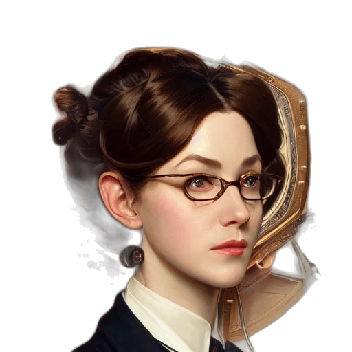 face, staff, crown, hair transparent PNG cut-out