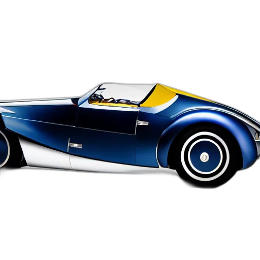 car, photorealistic, concept art, 3d render transparent PNG cut-out