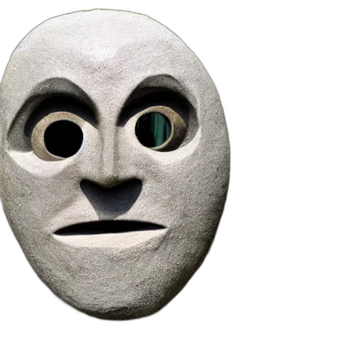 mask, face, robot, creature transparent PNG cut-out
