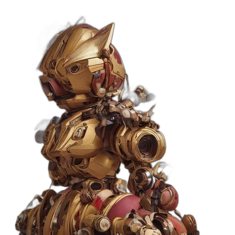 robot, weapon, concept art, fantasy art transparent PNG cut-out