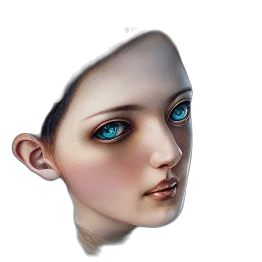 face, mask, jewelry, robot transparent PNG cut-out
