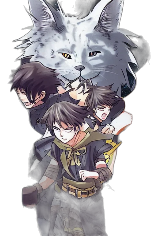 staff, animal, fantasy art, anime transparent PNG cut-out