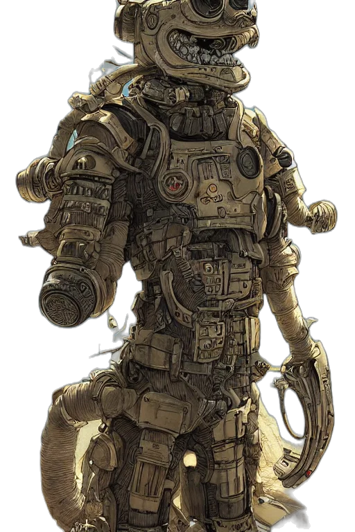robot, weapon, staff, concept art transparent PNG cut-out
