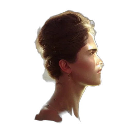 face, crown, mask, hair transparent PNG cut-out