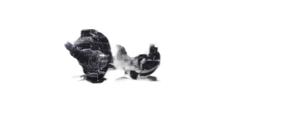 robot, car, mask, weapon transparent PNG cut-out