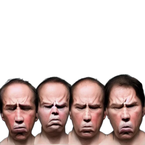 face, mask, photorealistic, 3d render transparent PNG cut-out