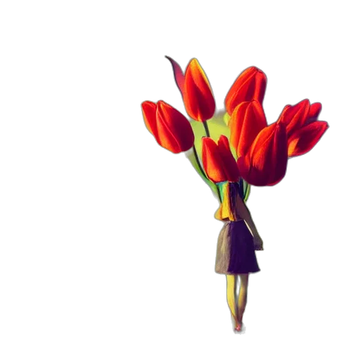 flower, crown, staff, umbrella transparent PNG cut-out