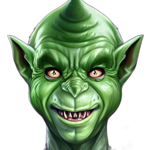 face, staff, mask, creature transparent PNG cut-out