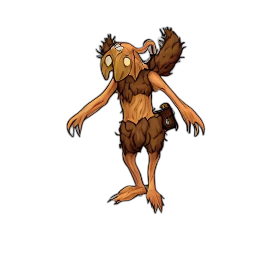 creature, animal, staff, concept art transparent PNG cut-out