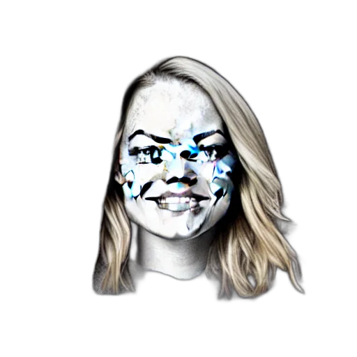 face, mask, robot, creature transparent PNG cut-out