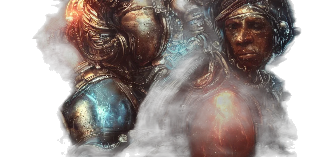 concept art, fantasy art, photorealistic, space transparent PNG cut-out
