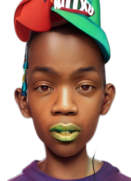 face, hat, crown, creature transparent PNG cut-out