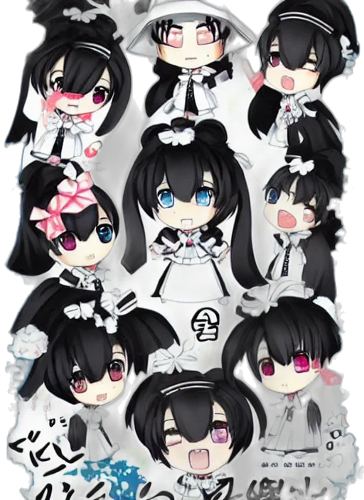 anime, cartoon, concept art, 3d render transparent PNG cut-out