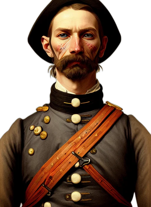 staff, face, hat, weapon transparent PNG cut-out