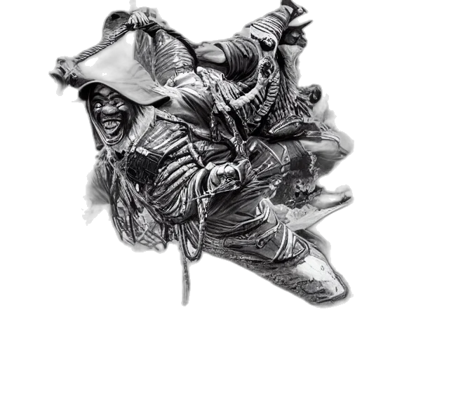 shoes, dragon, jacket, mask transparent PNG cut-out