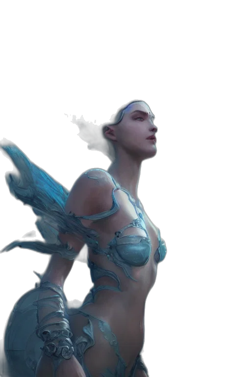 dragon, staff, fantasy art, concept art transparent PNG cut-out