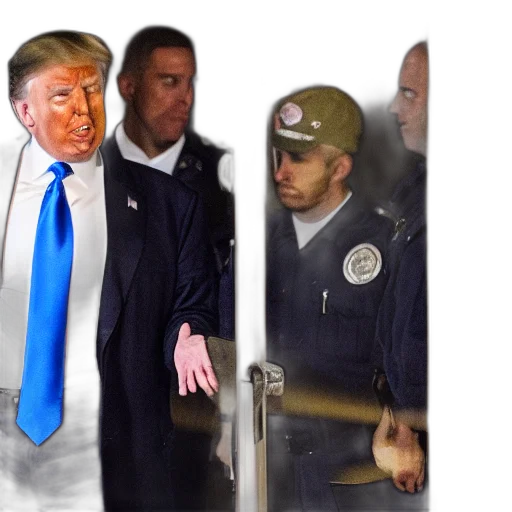 staff, donald, trump, breaks transparent PNG cut-out