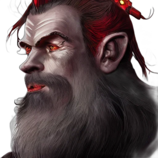 face, fantasy art, concept art, photorealistic transparent PNG cut-out