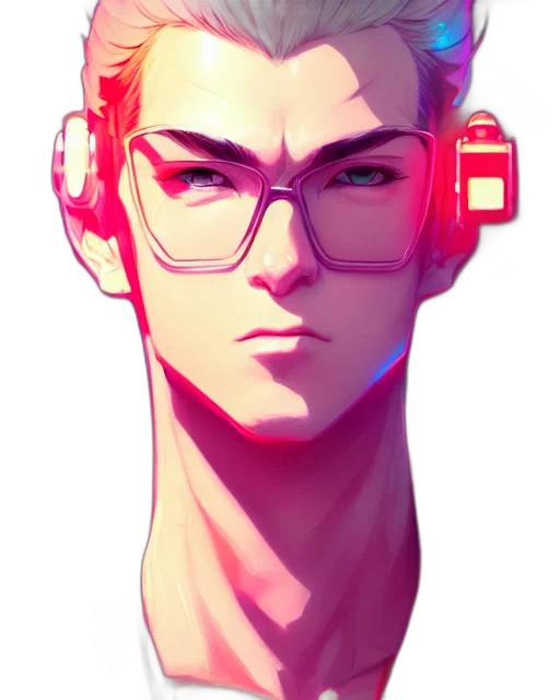 face, robot, mask, staff transparent PNG cut-out