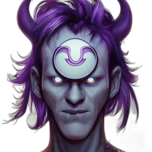 face, mask, staff, creature transparent PNG cut-out