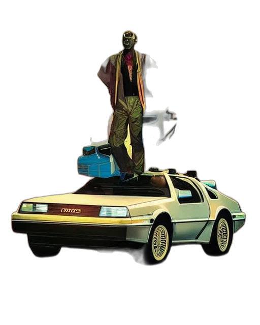 car, robot, concept art, comic book art transparent PNG cut-out