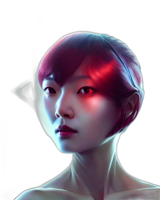 face, robot, mask, creature transparent PNG cut-out