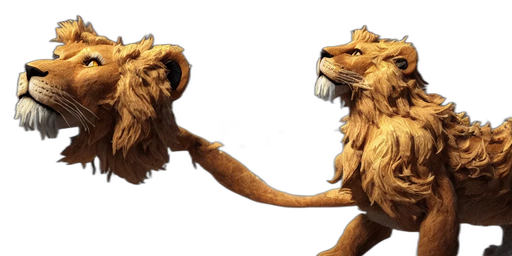 animal, 3d render, concept art, photorealistic transparent PNG cut-out