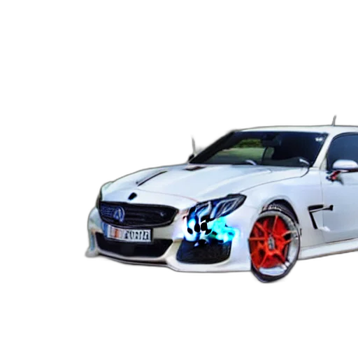 car, 3d render, photorealistic, concept art transparent PNG cut-out