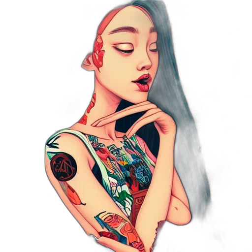 dress, jewelry, face, mask transparent PNG cut-out