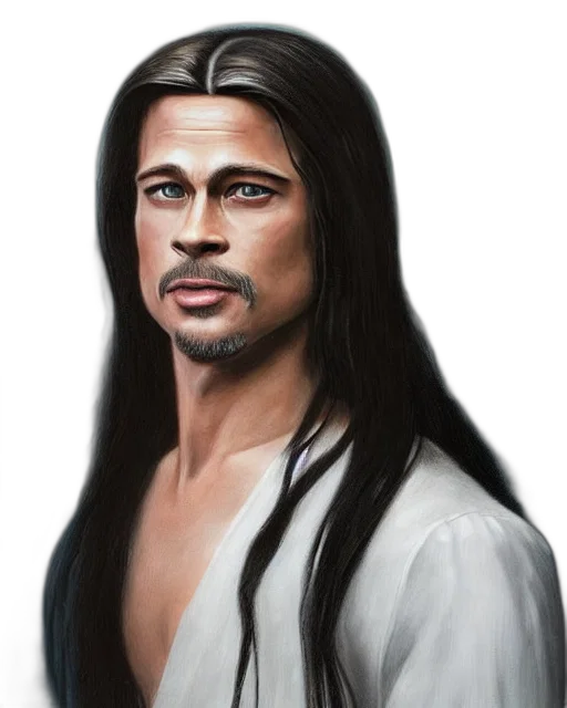 hair, face, photorealistic, fantasy art transparent PNG cut-out