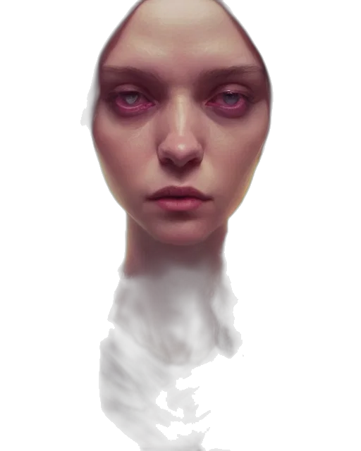 face, mask, creature, robot transparent PNG cut-out