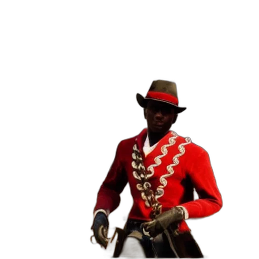 hat, staff, jacket, weapon transparent PNG cut-out
