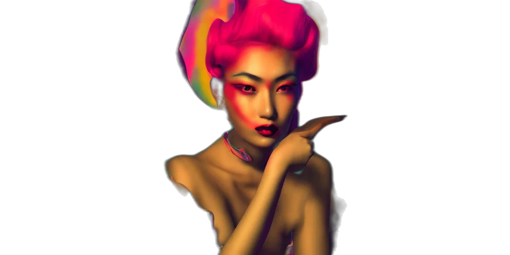 crown, face, creature, fantasy art transparent PNG cut-out