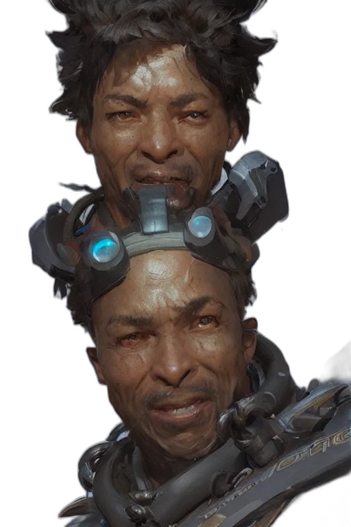 face, robot, weapon, staff transparent PNG cut-out