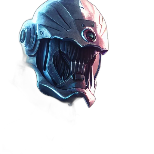mask, robot, face, creature transparent PNG cut-out