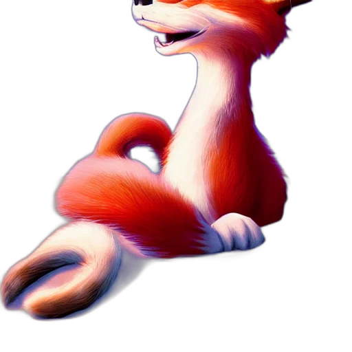 staff, animal, creature, 3d render transparent PNG cut-out