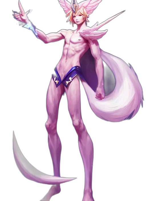 staff, creature, animal, fantasy art transparent PNG cut-out