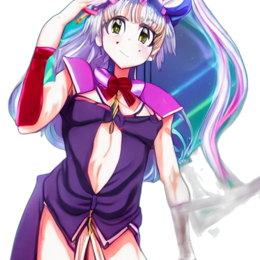 staff, dress, weapon, anime transparent PNG cut-out